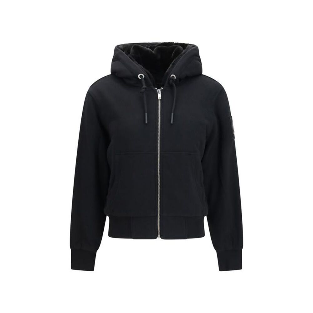 Moose Knuckles Black Cotton Women's Sweatshirt